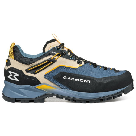 Calzado trekking hombre Garmont Akron Gtx azul/amarillo fin blue/citrus orange