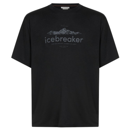 Camiseta funcional de hombre Icebreaker Men M 150 Tech Lite SS Rlxd T ibHeritage negro Black