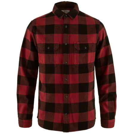 Camisa de hombre Fjällräven Övik Heavy Flannel Shirt M rojo/negro Red-Black