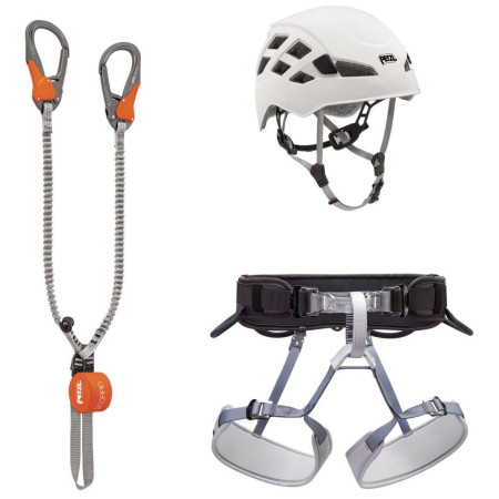 Juego de vía ferrata Petzl Kit Via Ferrata Eashook