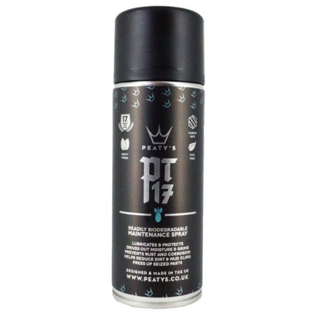 Aceite para cadenas de bicicleta Peaty´s Pt17 General Maintenance Spray 400 Ml