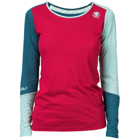 Camiseta de mujer Rafiki Finale rojo earth red/tapestry/eggshell
