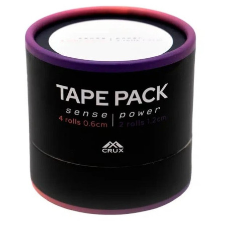 Cintas kinesiológicas CRUX Tape Pack - Sense 0,6 + Power 1,2 cm, 60 m