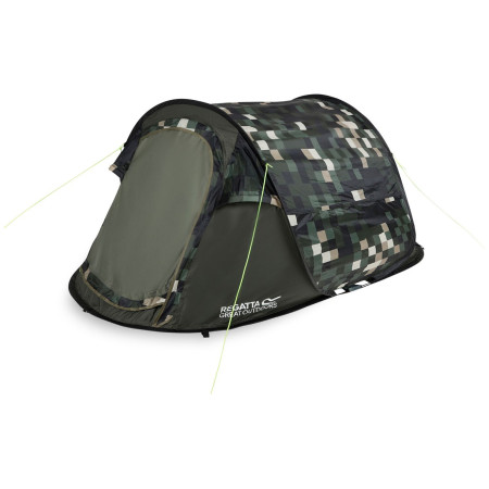 Tienda de campaña Regatta Malawi II 2 Person Pop Up Tent gris PixltdCamPrt
