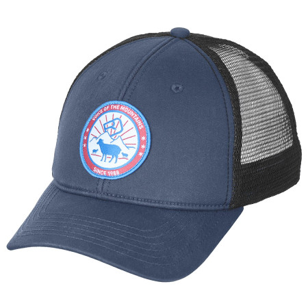 Gorra Ortovox Stay In Sheep Trucker Cap azul NightBlue
