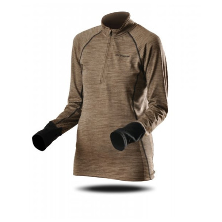 Sudadera de mujer Trimm Clinic Lady verde lite khaki/grey melange