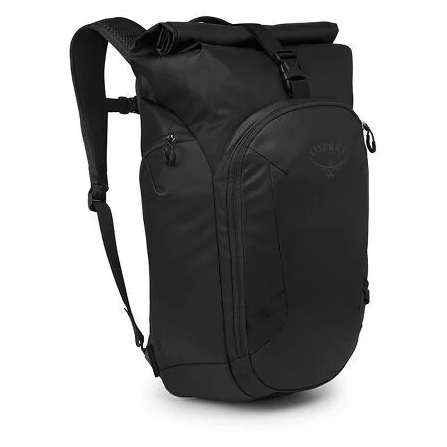 Mochila urbana Osprey Transporter Roll Top Pack negro raven black/black