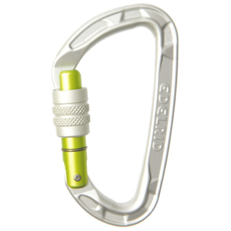 Mosquetón Edelrid Pure Screw ll plata