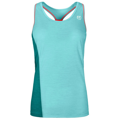 Camiseta sin mangas para mujer Ortovox W's 120 Cool Tec Fast Upward Top azul Ice Waterfall Blend