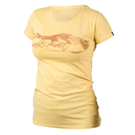 Camiseta de mujer Northfinder Ellena amarillo Yellow_Zlta