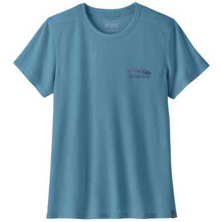 Camiseta de mujer Patagonia Women's Capilene® Cool Trail Shirt - Stratapeaks azul Shore Blue