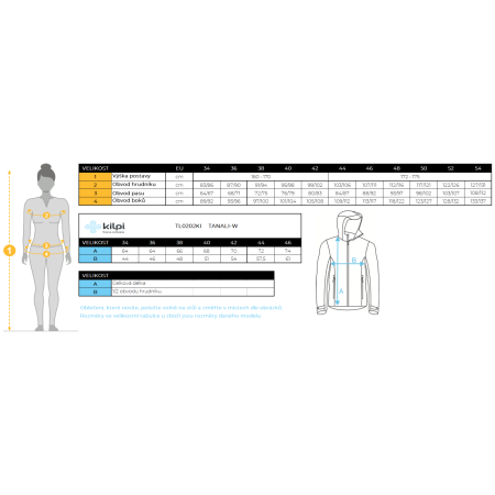 Sudadera de mujer Kilpi Tanali-W