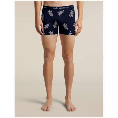 Calzoncillos bóxer funcionales para hombre Icebreaker Men M 150 Anatomica Boxers BearTourAOP