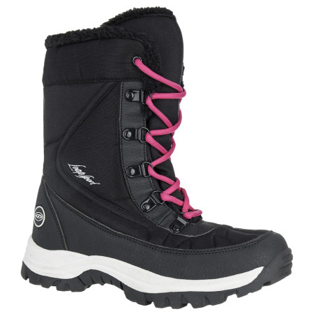 Botas de nieve para mujer Loap Froze negro/rosa
