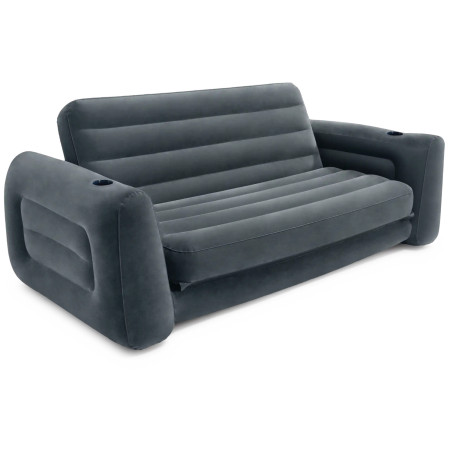 Sillón hinchable Intex Pull-out Sofa gris oscuro grey