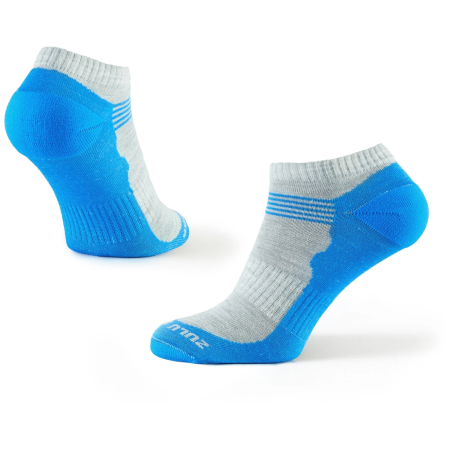 Calcetines Zulu Merino Summer azul/gris blue/grey