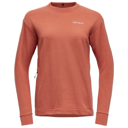 Sudadera de mujer Devold Everyday Crew Wmn naranja CORAL