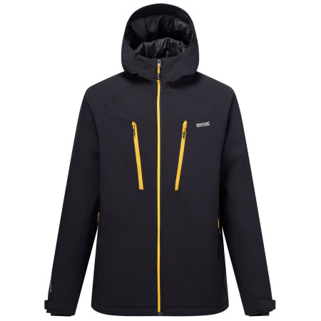 Chaqueta de invierno para hombre Regatta Highton Stretch Padded Jacket negro/amarillo Black(Sunst)