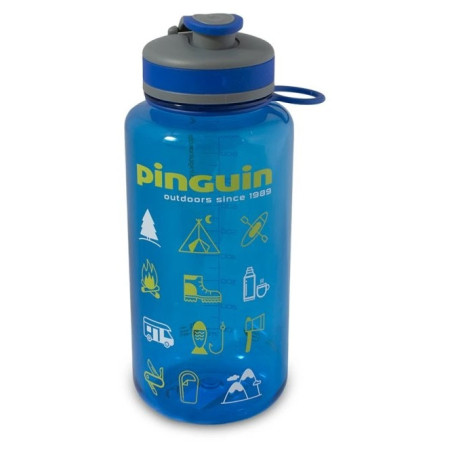 Botella Pinguin Tritan Fat Sport 1000 ml azul blue
