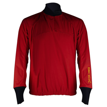 Chaqueta de turismo acuático Hiko Pilot Ion Splash Top rojo