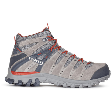 Calzado de hombre Aku Alterra Lite Mid GTX gris/rojo Gray/Red