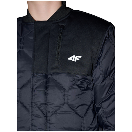 Chaqueta softshell para niños 4F Jacket M324 Deep Black