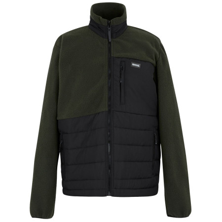 Chaqueta de hombre Regatta Frankie Borg Hybrid verde/negro Black(DkKha)