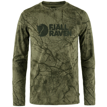 Camiseta de hombre Fjällräven Värmland Wool LS M verde Green Camo