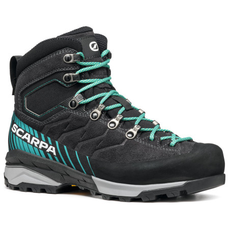 Calzado de senderismo para mujer Scarpa Mescalito Trk Gtx Wmn negro/azul Dark Anthracite- Tropical Green