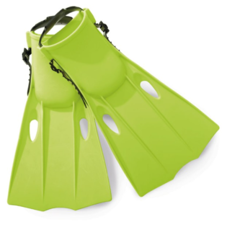 Aletas Intex Small Swim Fins 55936 verde claro green