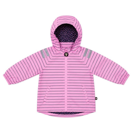 Chaqueta para niños DucKsday Rainjacket Em rosa Pink/Green