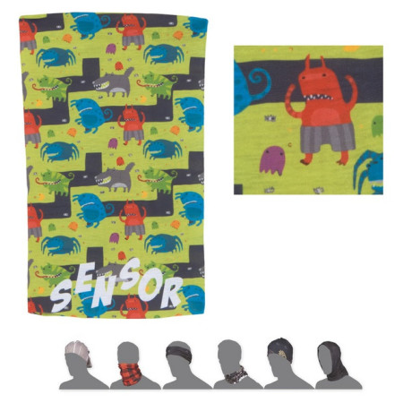 Pañuelo para niños Sensor Tube Monster