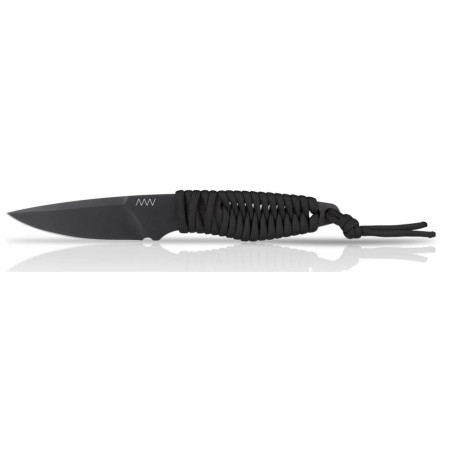 Cuchillo Acta non verba P100 Dlc/Plain edge negro Black/Black
