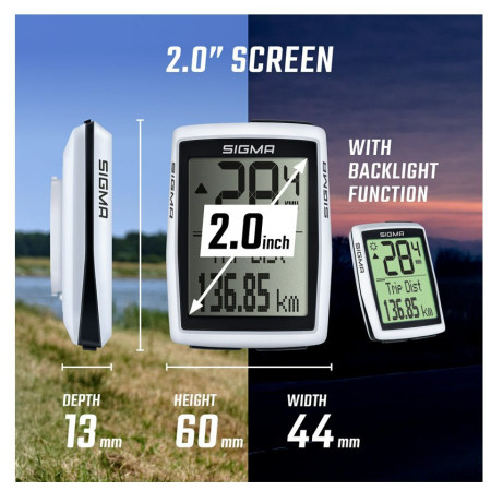 Ciclocomputador Sigma BC 12.0 WR