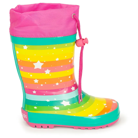 Botas de agua para niños Pidilidi Rainbow mix1 mix barev