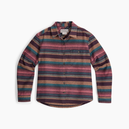 Camisa de mujer Royal Robins Clouds Rest Hemp L/S azul oscuro Huckleberry Alder Str