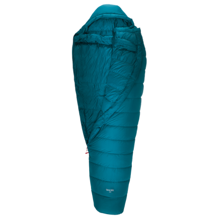 Saco de dormir de plumón Robens Serac 600 -14°C Long azul Blue