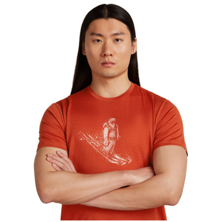 Camiseta de hombre Icebreaker Merino 150 Tech Lite Skiing Yeti