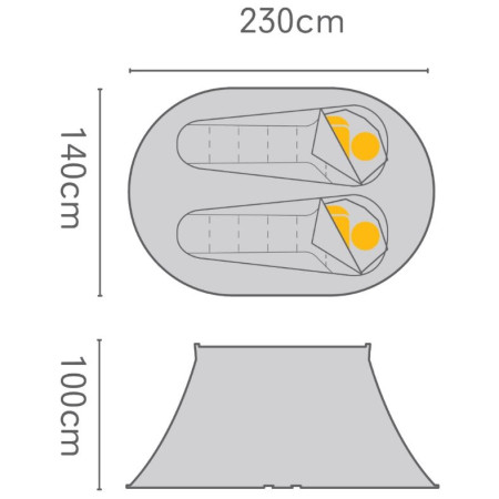 Tienda de campaña Regatta Malawi 2