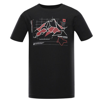 Camiseta de hombre Alpine Pro Dafot negro black