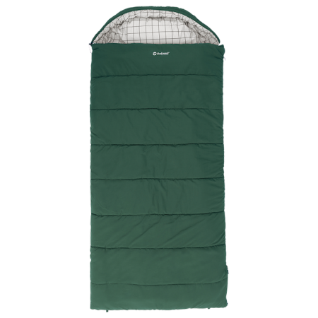 Saco de dormir tipo manta Outwell Camper Lux XL verde oscuro Green