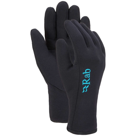 Guantes de mujer Rab Power Stretch Pro Glove Wmns negro