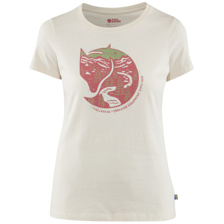 Camiseta de mujer Fjällräven Arctic Fox Print T-shirt W blanco 113_white