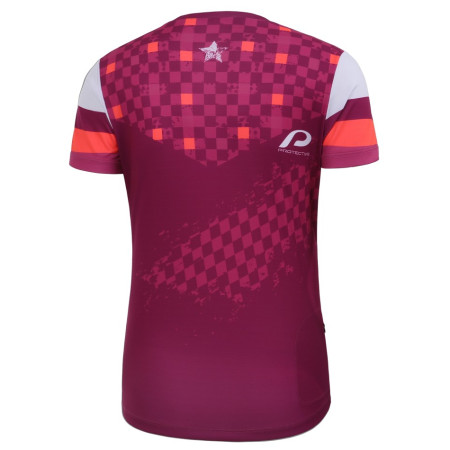 Maillot de ciclismo para mujer Protective 125012-630 P-Red Sun