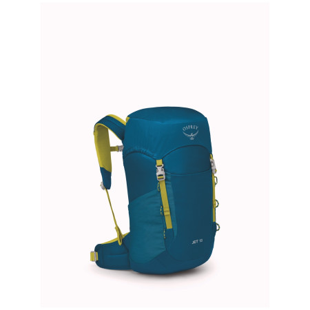 Mochila para niños Osprey Jet 18 azul blue spikemoss/lemongrass