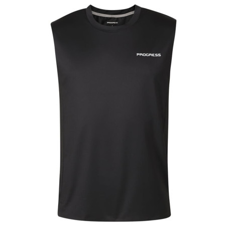 Camiseta sin mangas para hombre Progress Driver Singlet negro
