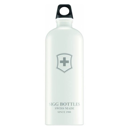 Botella Sigg Swiss Emblem 0,6 l blanco White