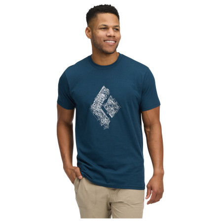 Camiseta de hombre Black Diamond M Engineered Diamond Ss Tee