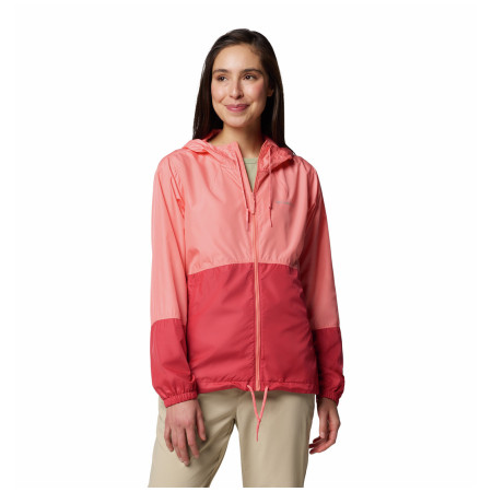 Cortavientos de mujer Columbia Flash Forward™ II Windbreaker rojo/rosa Alpenglow, Daredevil