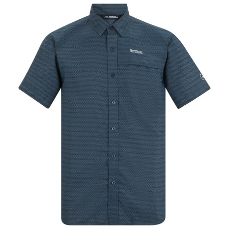 Camisa de hombre Regatta Mindano azul oscuro CBluTriPnt